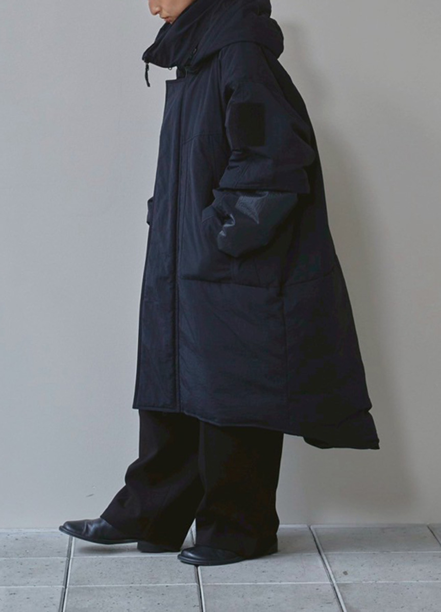 長版軍風份量感羽絨大衣